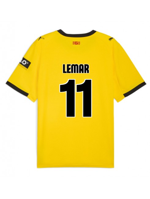 Moški Nogometna dresi replika Girona Thomas Lemar #11 Gostujoči 2025-26 Kratek rokav Moški Nogometna dresi replika Girona Thomas Lemar #11 Gostujoči 2025-26 Kratek rokav